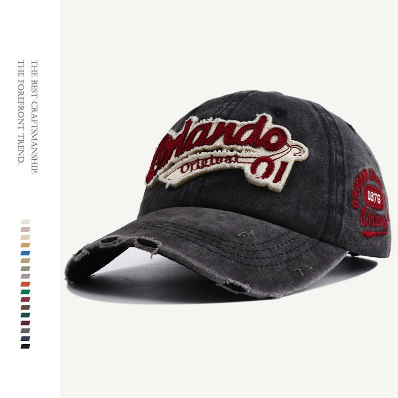 (Cross-border trading), hat, retro denim baseball cap, 2023 collection