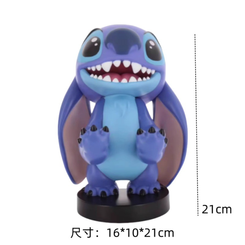 Shuren juego de consola de soporte de almacenamiento de soporte de dibujos animados creativo hecho a mano adornos de rack de almacenamiento de teléfono móvil