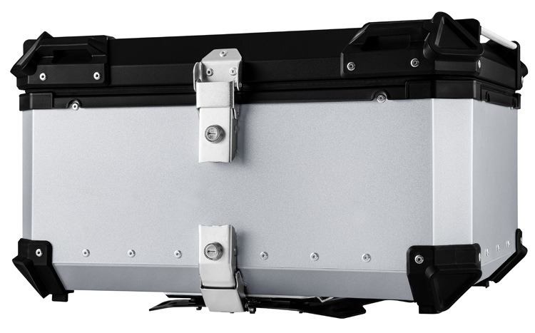 25/32/36/45/55/65/80/100 Liter All-Aluminum Alloy Tail Box with Quick Release, Lock, and Waterproof Features for Motorcycles