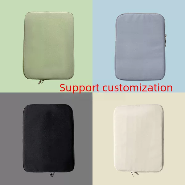 Sleeve Bag Solid Color Simple Water-repellent Nylon iPad Protective Cover Hair Non-slip Shockproof Laptop Bag