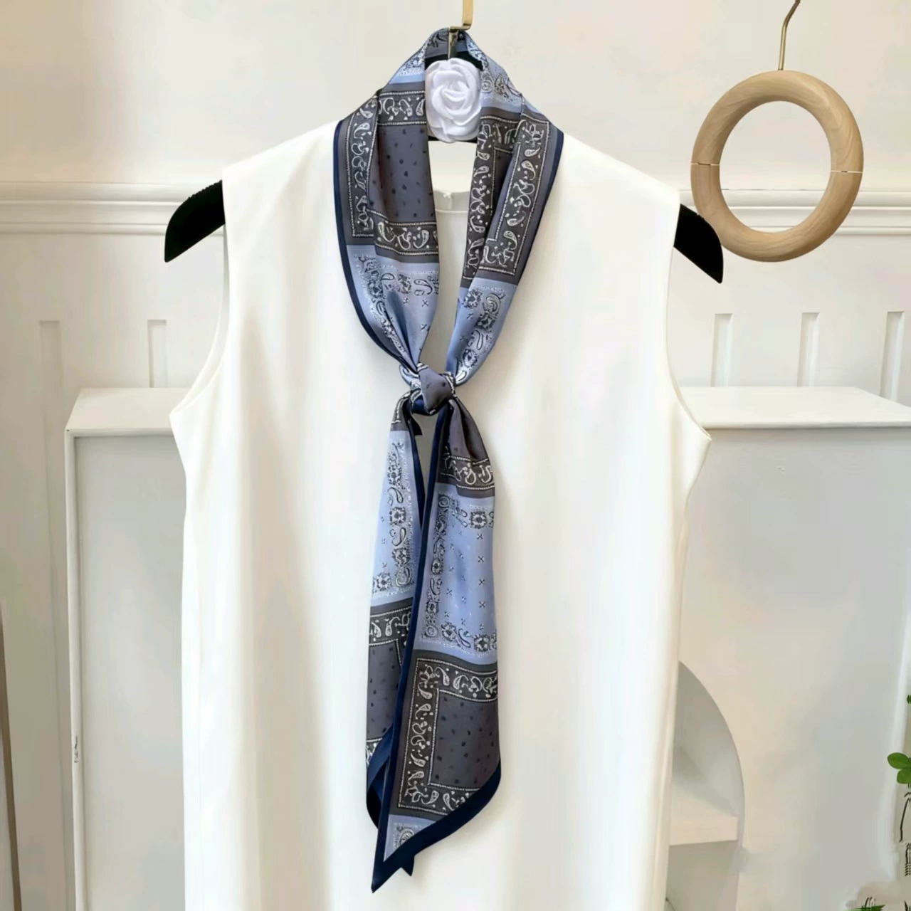 2025 новый длинный обернутый шарф-стример, кроссборд silk plaid длинный шарф, фабрика оптом