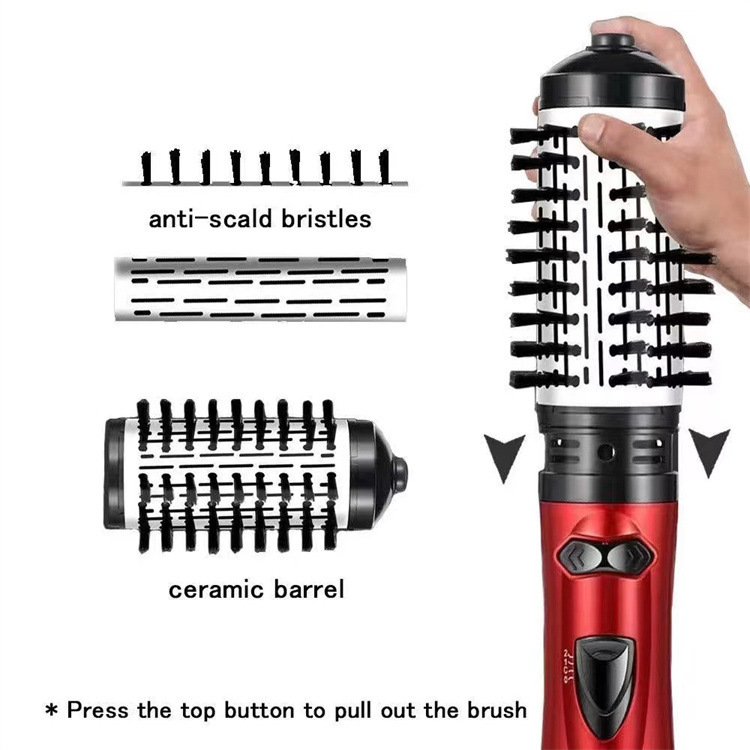 Peine secador de pelo automático transfronterizo para rizar y alisar, peine secador de pelo multifuncional dos en uno, temperatura constante, peine de aire caliente esponjoso y no dañino