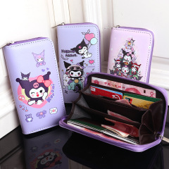 Cross-border 6D good printing supply cartoon cute Lulumi Melody Osmanthus Dog long pocket bag
