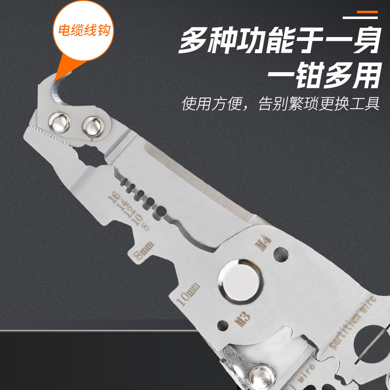 Foldable cable pliers