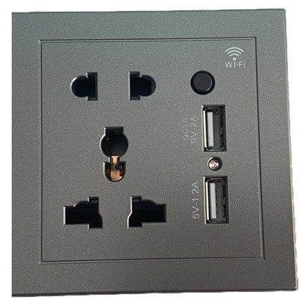 涂鸦Wifi智能插座带USB 外贸欧规美规英规手机远程智能控制