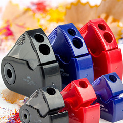 Faber-Castell Pencil Sharpener 1827 Manual Creative and Practical Children's Pencil Sharpener Student Plastic Simple Color Pencil Sharpener