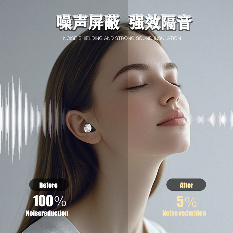 专供新品跨境款隔音降噪耳塞听力防护硅胶防噪音睡眠耳塞|undefined