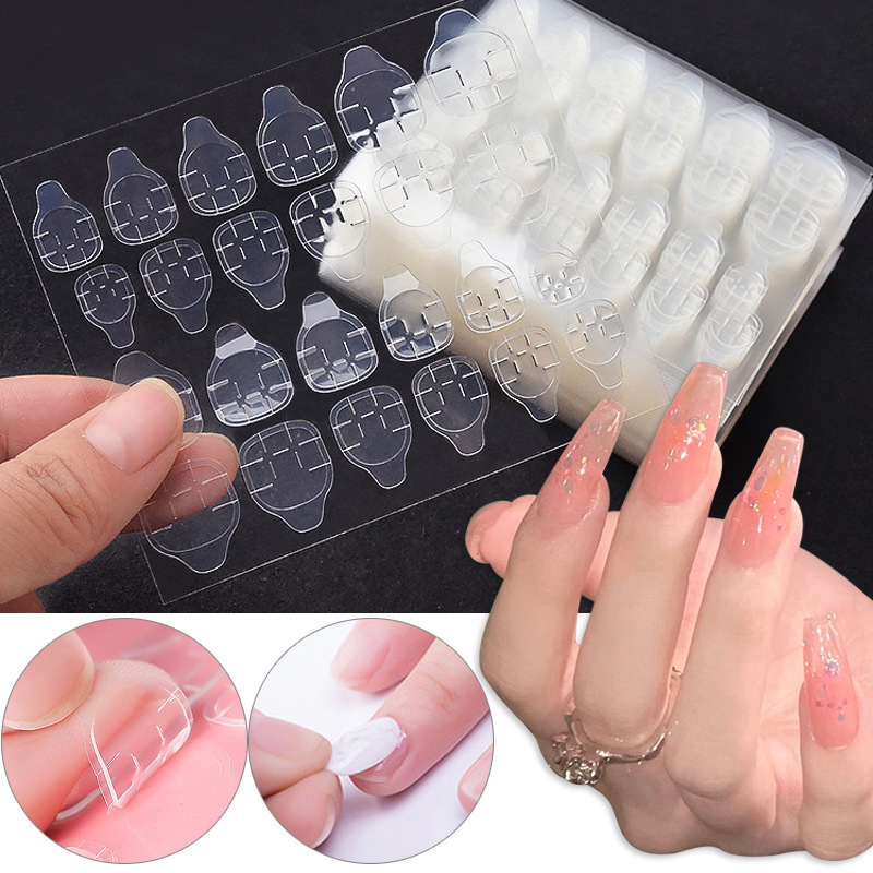 Cross-border New Manicure Jelly Gel Manicure Double-sided Gel Yellow Gel Nail Sticker Jelly Gel Wear Armor Fake Nail Sticker
