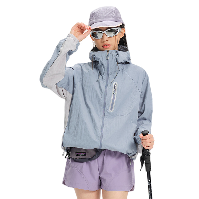 Cama de protección solar al aire libre, chaqueta de verano, ropa de protección solar para mujeres 2025, nueva ropa de piel ligera y transpirable anti-UV, hielo para hombres