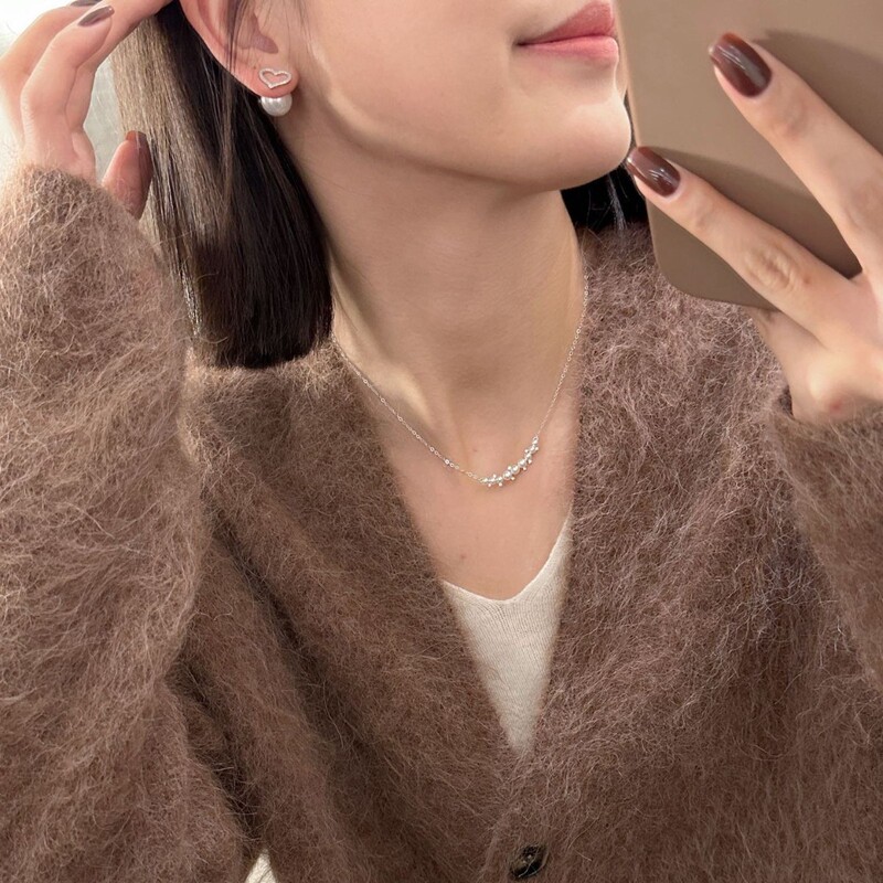 包y气质优雅精品轻奢颈链项链白月光珍珠项链女 1218d04|undefined