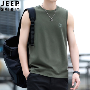 Summer Men's Casual Sports Fitness Basketball Large Size Sleeveless T-Shirt Vest Ice Silk Training Vest 7023