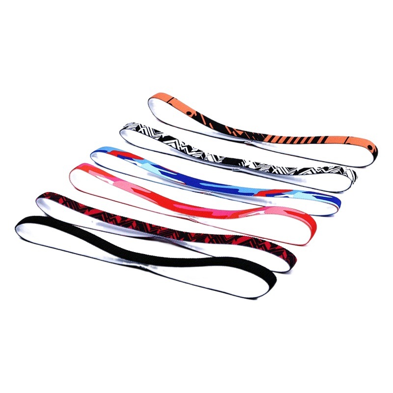 Fitness Sweatband, Sweat-Blocking Band, Custom Logo, Men's and Women's Sports Headband, Sweat-Absorbing Sports Headband, Slim Style