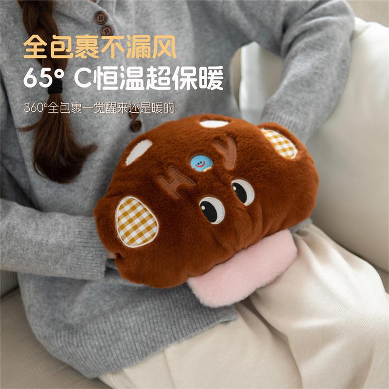 冬季女生可爱毛绒电热水袋厂家批发新款卡通蘑菇保暖暖宝宝暖手宝|undefined