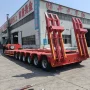 重型四线100t半挂车半挂车