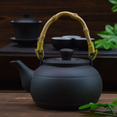 Health-preserving purple sand teapot Kung Fu tea set tea kettle kettle ceramic tea single pot clay pot carbon fire Zhuni pot