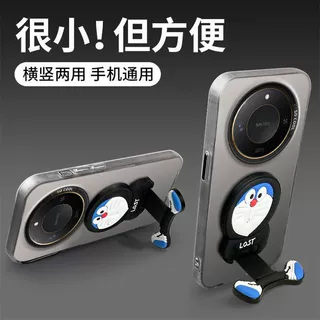 适用小米17Pro手机壳卡通猫支架红米note15防摔套14K90网红高级感