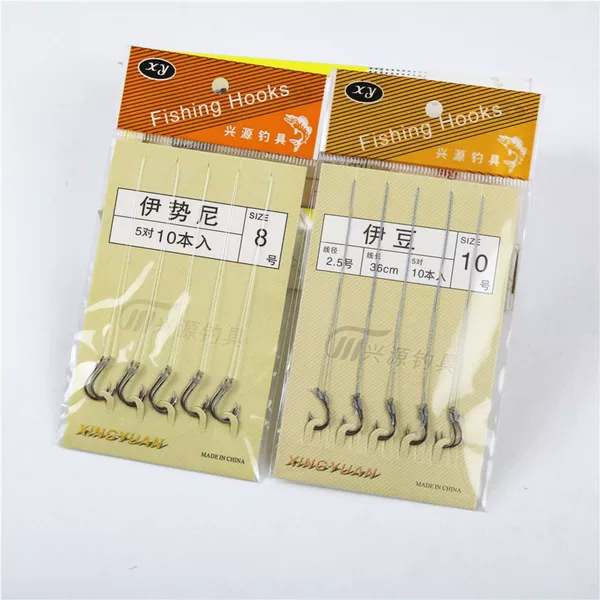 Dali Horse Sub-Line Anti-Bite Tied Finished Sub-Line Double Hook Hook Fishhook Fishing Gear Wholesale Black Fish