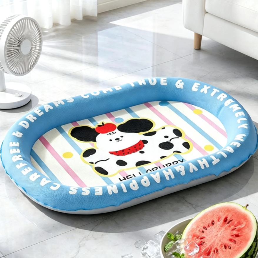 Summer Cooling Cat Bed Mat - Non-Slip Cooling Sleeping Pad For Cats And Small Dogs Pet Bedding_voghion.com