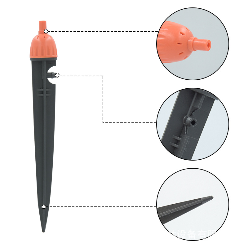 Garden Dual Outlet Set Drip Micro Spray Flower Pot Watering Equipment Timed Irrigation_voghion.com