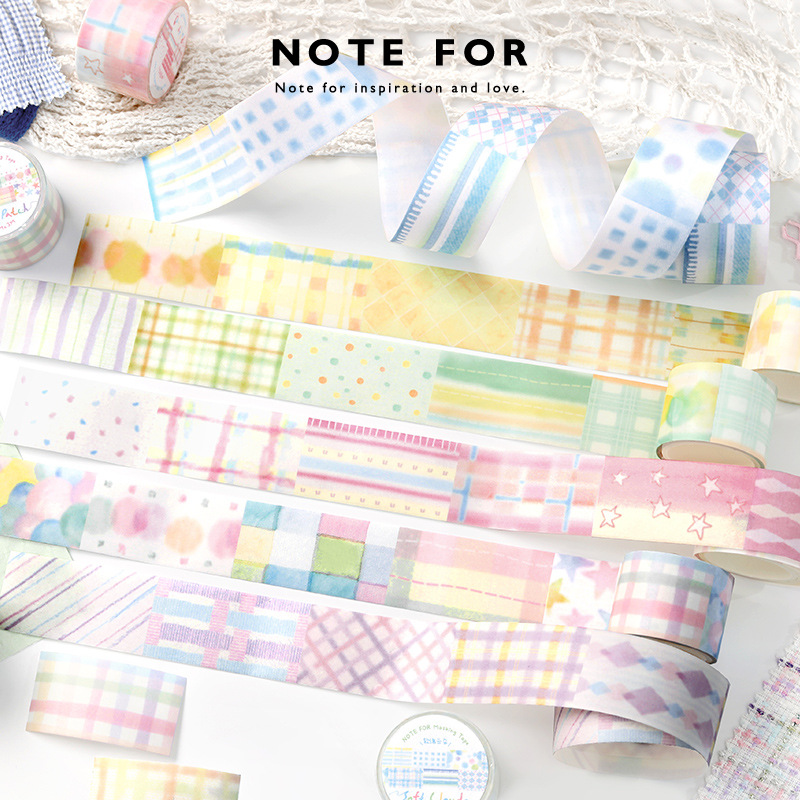 NOTE FOR y cinta de papel inspirada en la serie tejida, sal simple, material de decoración de cuentas de niña fresca