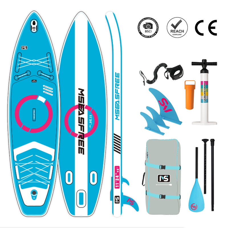 Tablero de remo inflable MS Free Mountain Sea SUP Tablero de remo de pie Pesca Tablero vertical Tablero de pulpa Barco en el mar