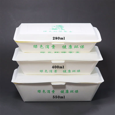 wholesale disposable Paper quality Fast food box Lunch box Easy rectangle barbecue Gyoza Packing box Take-out food Bento Box