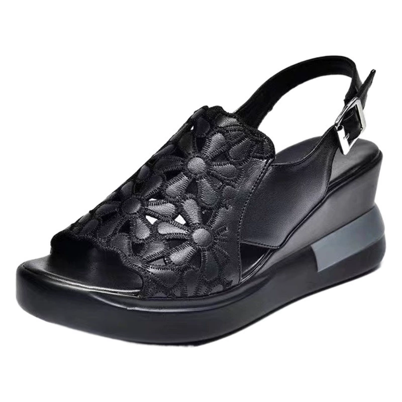 Одно слово ремешок с пряжкой римские сандалии женские 2022 летние новые спортивные сандалии для отдыха с мягким дном сандалии для кексов женские оптом