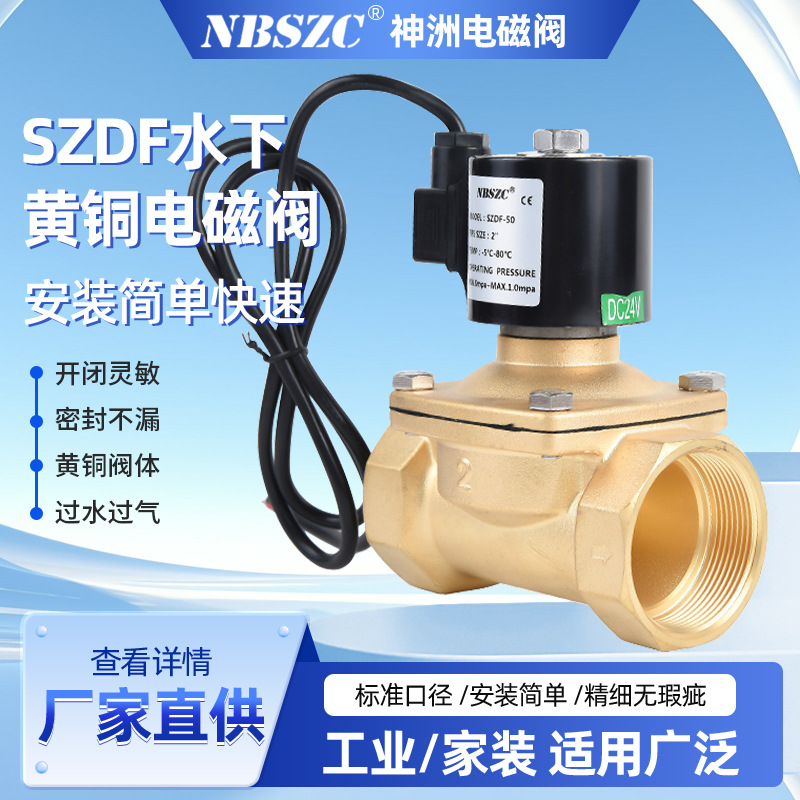 水下电磁阀音乐喷泉电磁阀水景电磁阀跑泉电磁阀DN50 2寸