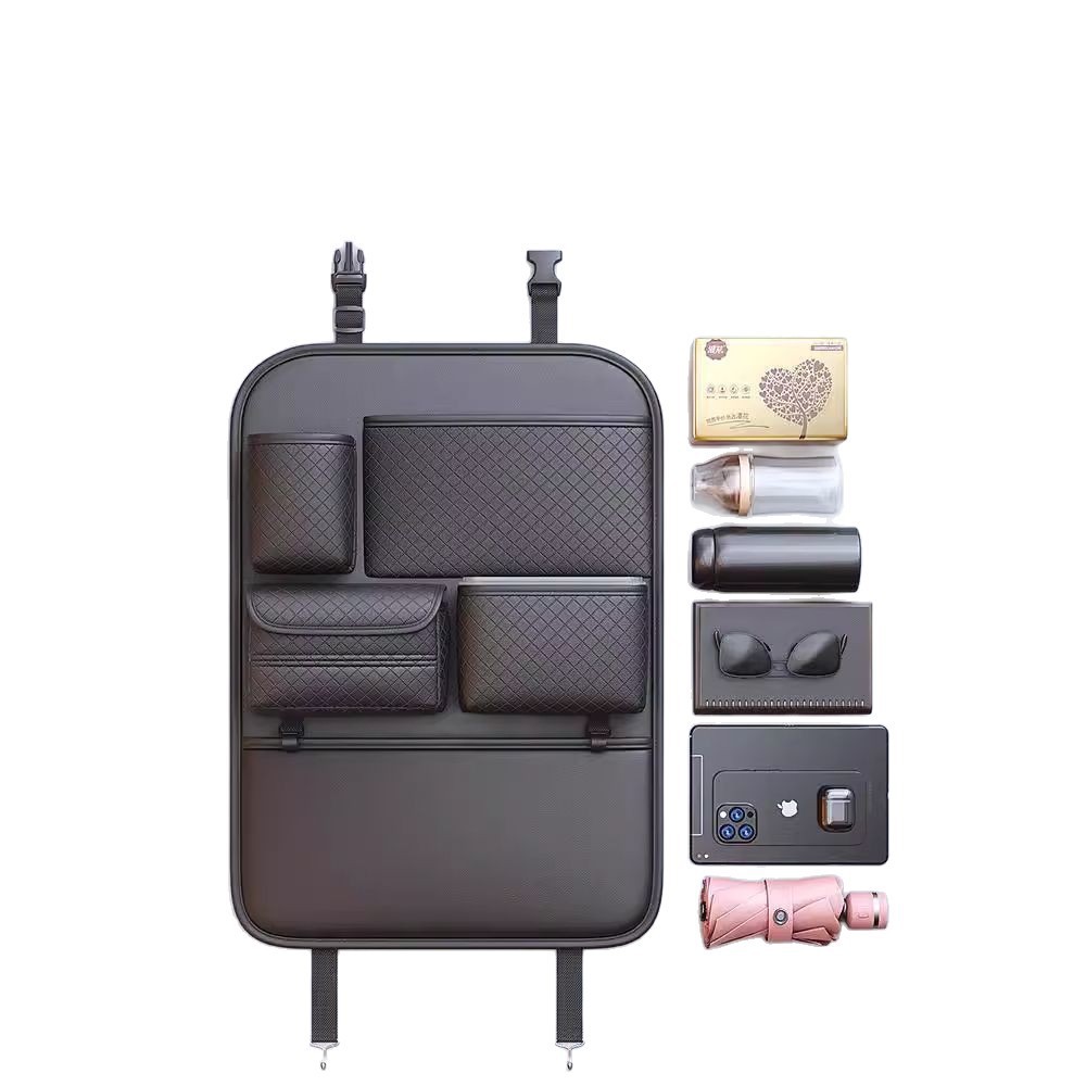 Seat Back Hanging Car Interior Storage Bag Tissue Box Supplies Collection_voghion.com
