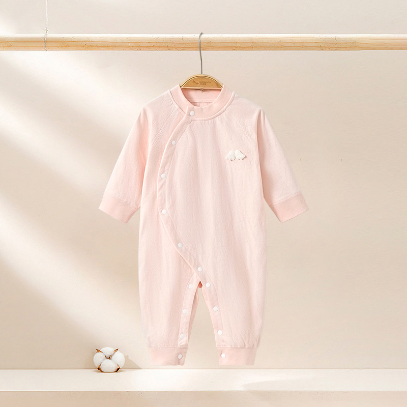 Primavera y otoño ropa recién nacida de algodón delgada ropa de escalada para niños y niñas, ropa de primavera y otoño para bebés