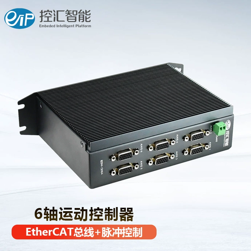 Промышленный контроллер движения Konghui EDM-Q06A с поддержкой шины EtherCAT для 6-осевого управления импульсными сервоприводами
