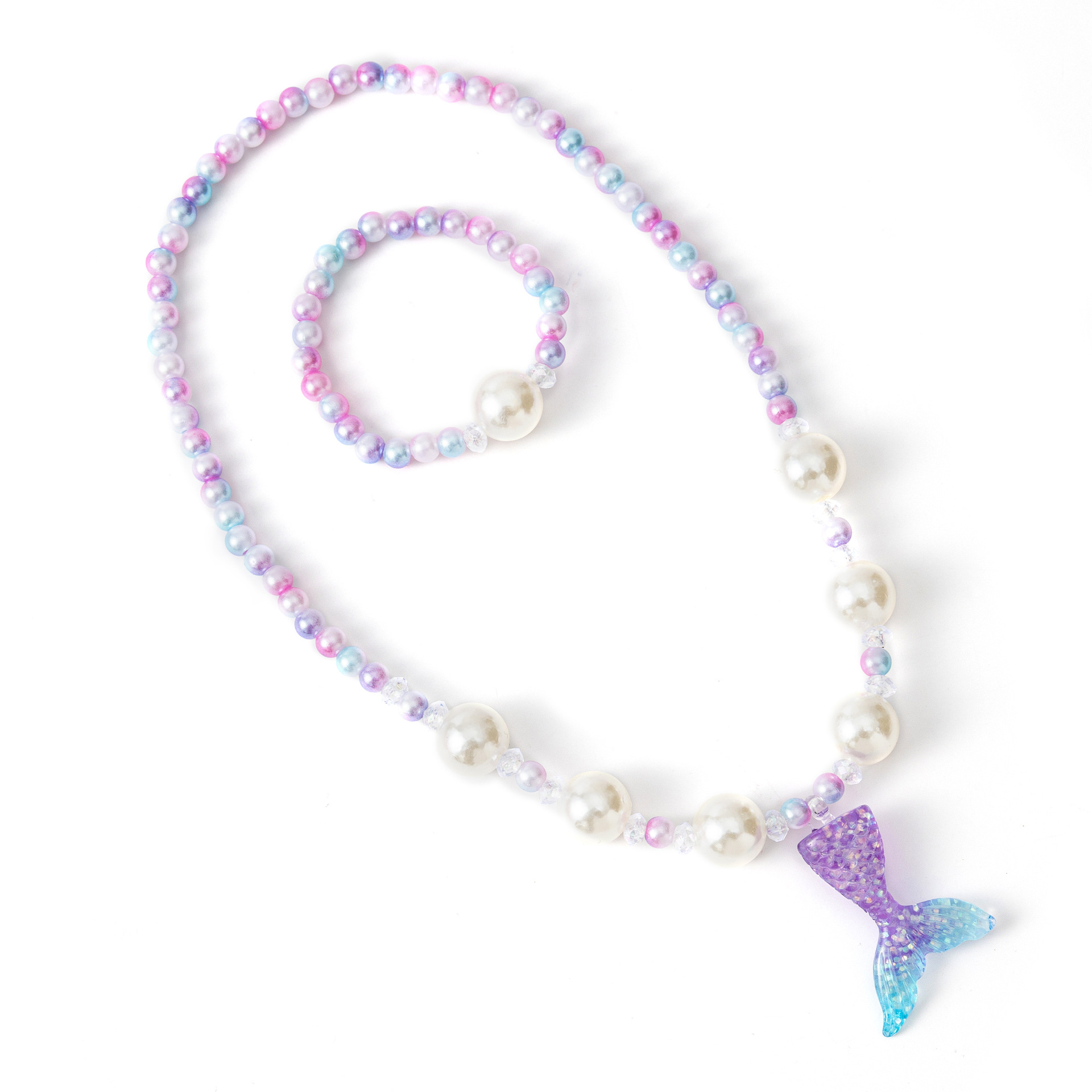 라이트 퍼플 보라색 물고기 꼬리