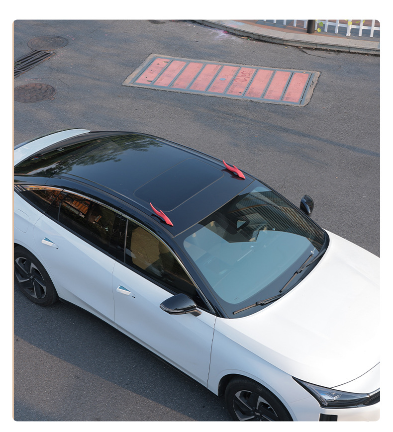 3D Stereo Car Stickers with Cute and Personalized Dragon Horn Decorations, Adorable Anti-Collision Stickers, Exterior Accessories, Car Roof Decorations