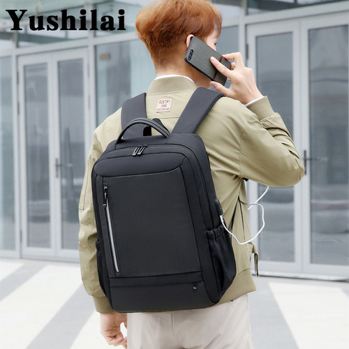 Double-shoulder bag, large capacity,  new fashion minimalist multi-functional laptop bag, trendy and versatile student backpack, wholesale