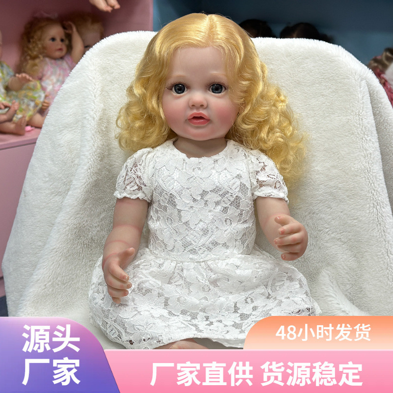 Muñeca pesada transfronteriza PC 22 pulgadas completa C cabello recto CE Aliexpress Amazon Wal-Mart Henghua