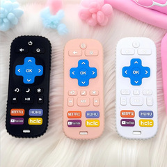 クロスボーダー直売の赤ちゃんの歯のゴムの赤ちゃんはシリコンのリモコンのボタンのおもちゃをなだめます。