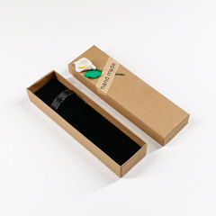 復古牛皮紙盒批發圓珠筆簽字筆盒子簡約清新禮品筆包裝盒