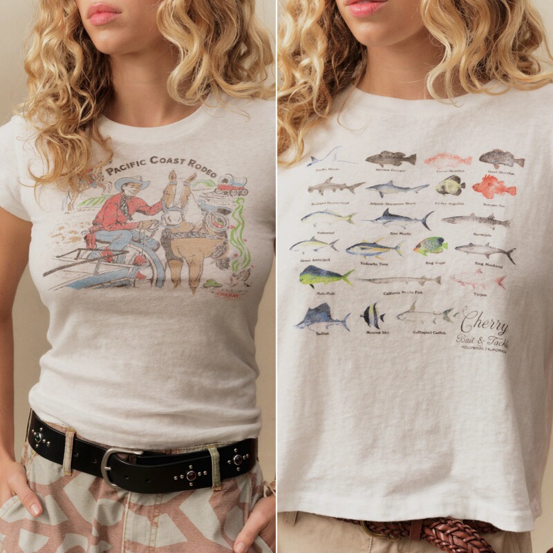 26Th Summer Western Ranch/Deep Sea Fish Print Short Sleeve T-Shirt for Women Fashionable Casual Versatile Short Sleeve Top 26Th Summer Western Ranch/Deep Sea Fish Print Short Sleeve T-Shirt for Women Fashionable Casual Versatile Short Sleeve Top