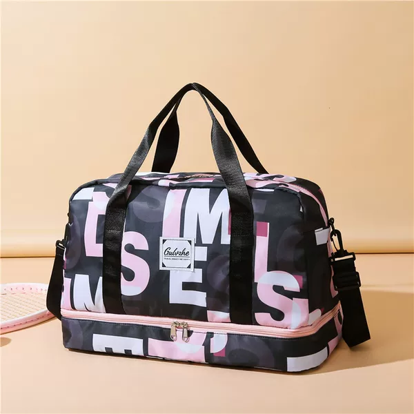 Travel bag large capacity luggage bag men's short-distance travel lightweight boarding bag student school clothes storage bag