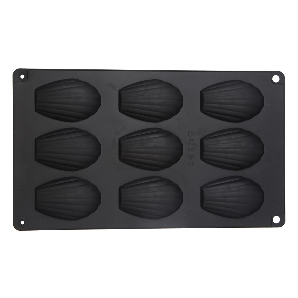 9 conchas de chocolate 9 molde de silicona pastel helado pudín molde de postre jabón utensilios