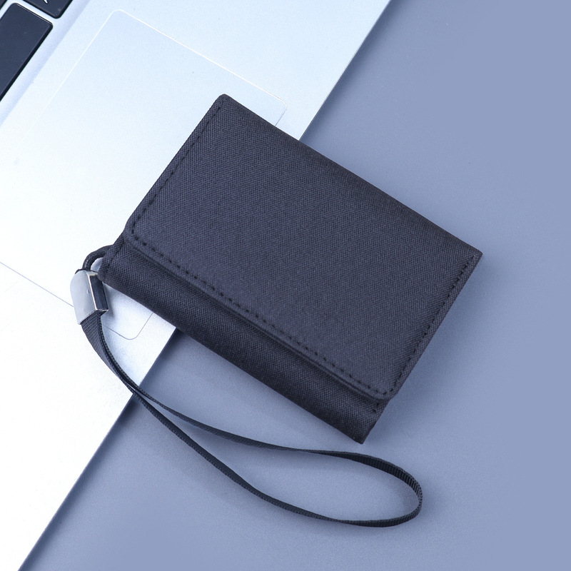 Canvas Wallet 70% off Men's Handbag Compact Men's Wallet Large Capacity Vertical Wallet Multi-Functional Card Holder
