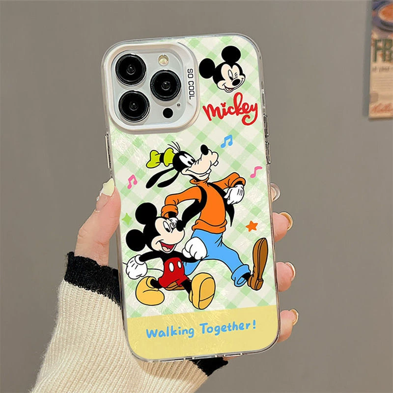 Совместимый мультфильм чехол для телефона, iphone, 16promax, 15plus, защита от падения