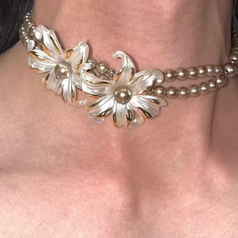 황금꽃목걸이 #Z-X070