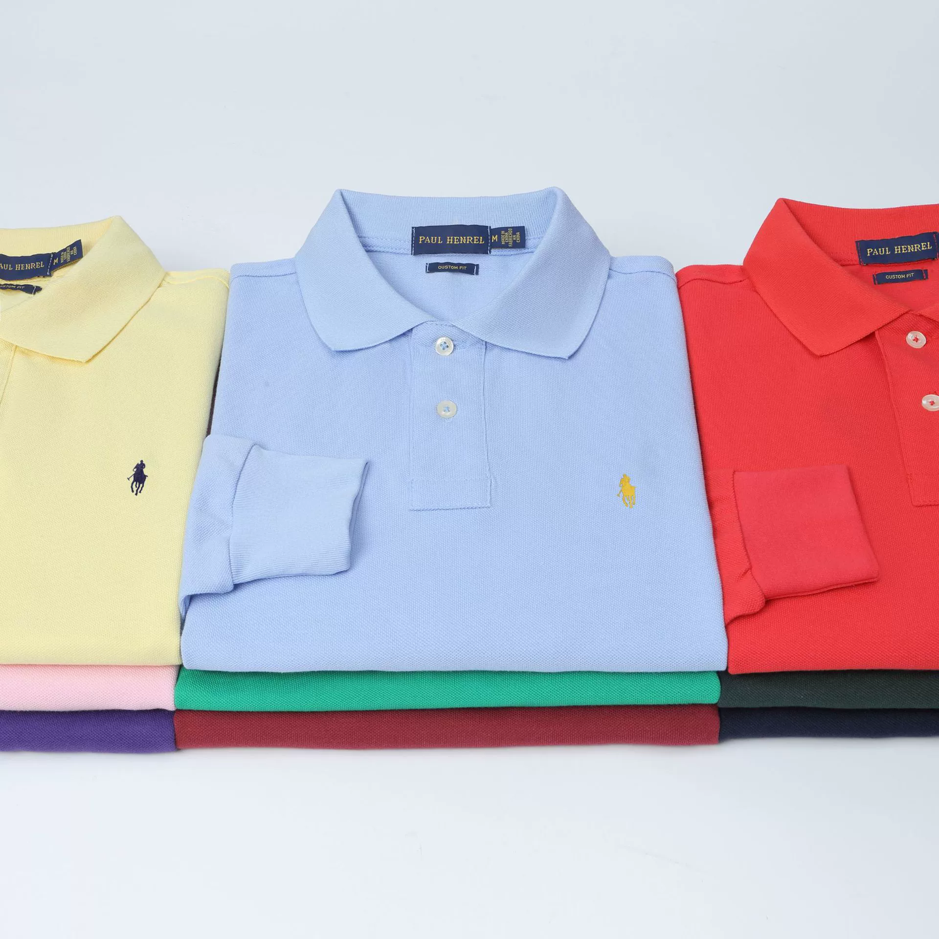 Высокое качество RL Paul pony логотип мужской рубашки поло с длинными рукавами хлопчатобумажная футболка с лацканом с длинными рукавами мужской повседневный рубашка поло