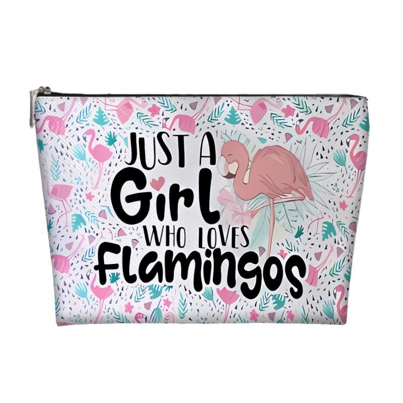 Nueva bolsa de maquillaje pu Amazon venta caliente bolsa de maquillaje animal bolsa de mano bolsa de lavado bolsa de tela pequeña bolsa de almacenamiento