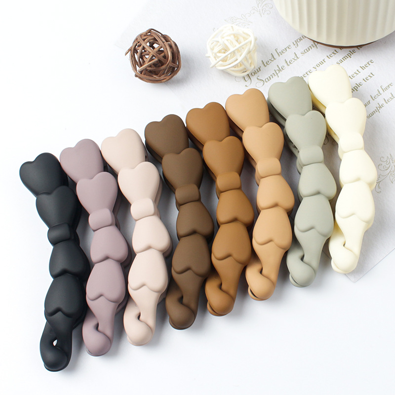 Elegant Solid Color Bow Knot Arylic Stoving Varnish Hair Clip 1 Piece display picture 1