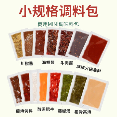 Specifications Seasoning packet customized Fast food Processing Restaurant flavoring Seasoning Condiment Sauces OEM OEM