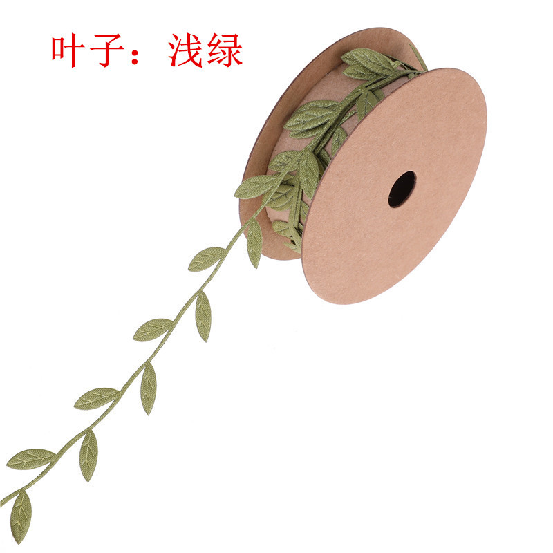 Fuente de la fábrica deja ultrasónico en relieve cinta no tejida encaje copo de nieve hojas de Navidad Correa decorativa ancho