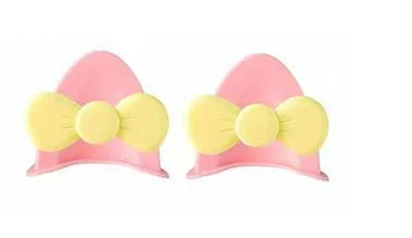 Dəbilqə (Kaska) aksesuarları Stickers, Cat Ears, Bear Ears - cat-eared-butterfly-pink-and-yellow