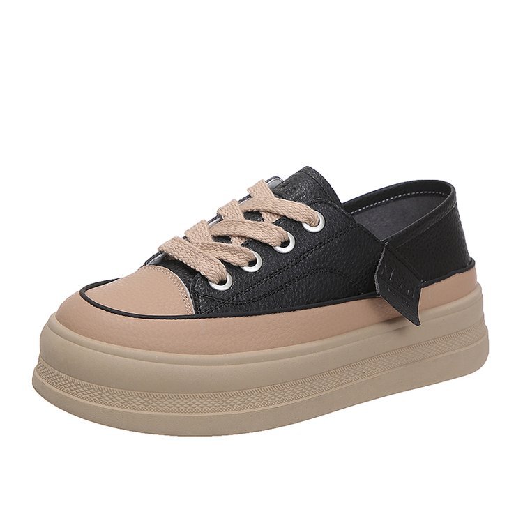 2023 Nuevos zapatos pequeños de pizarra informales, versátiles y de dos usos_voghion.com